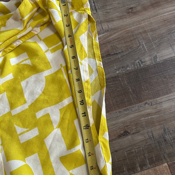 Ava Sky Yellow and White Mini Dress - Picture 3 of 4